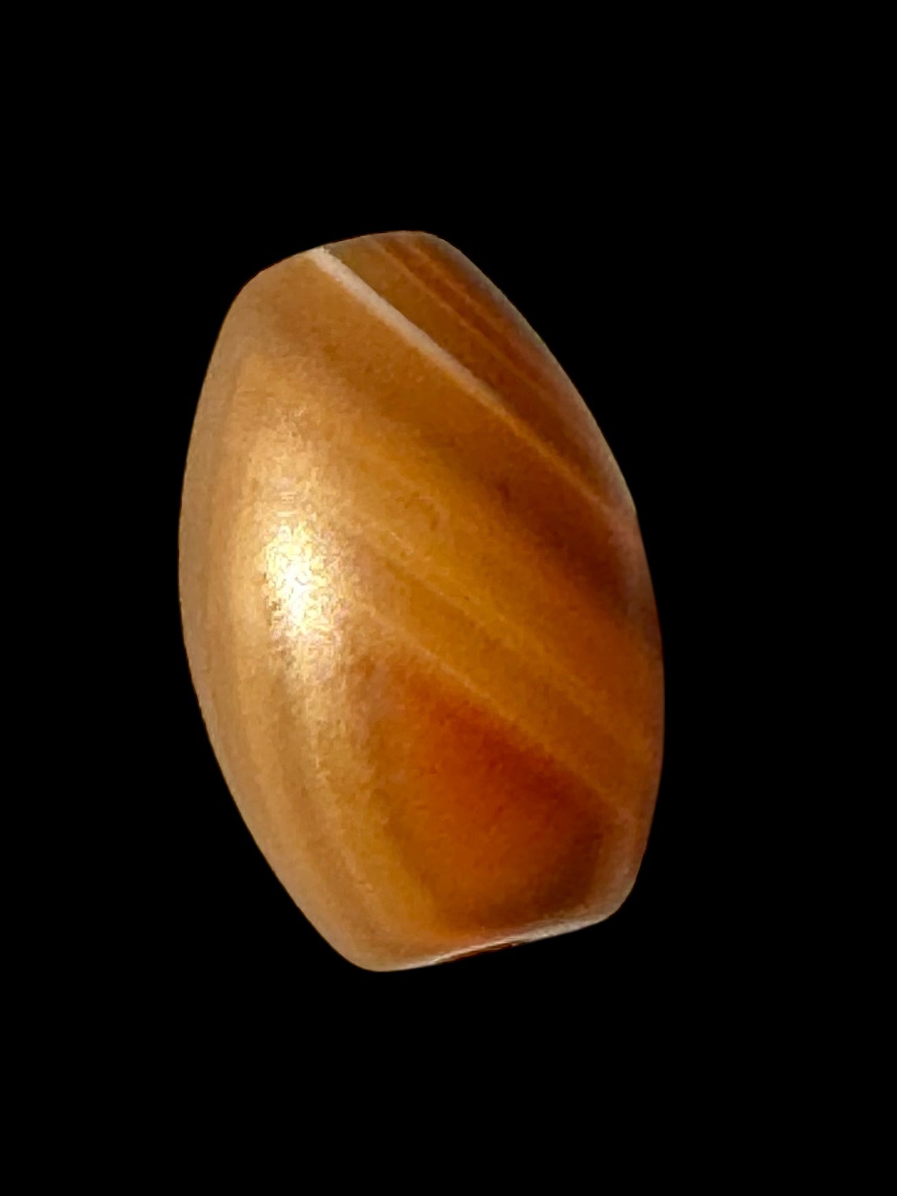 Banded Agate Bead (Small Eyed)