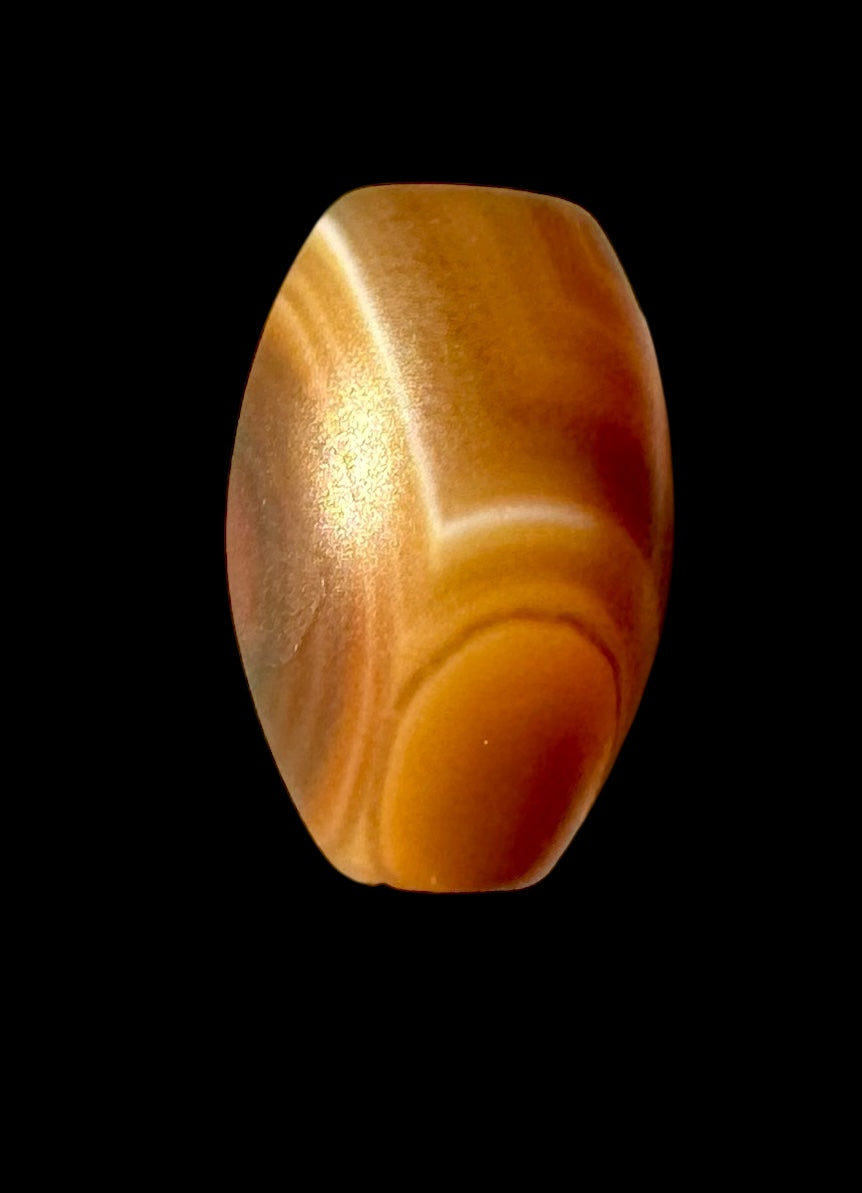 Banded Agate Bead (Small Eyed)