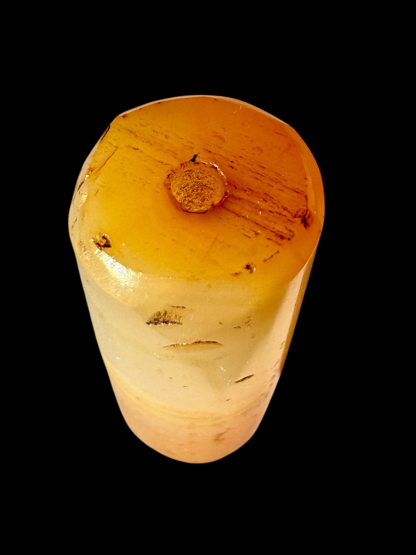 Gandhara Period Carnelian Cylinder Bead