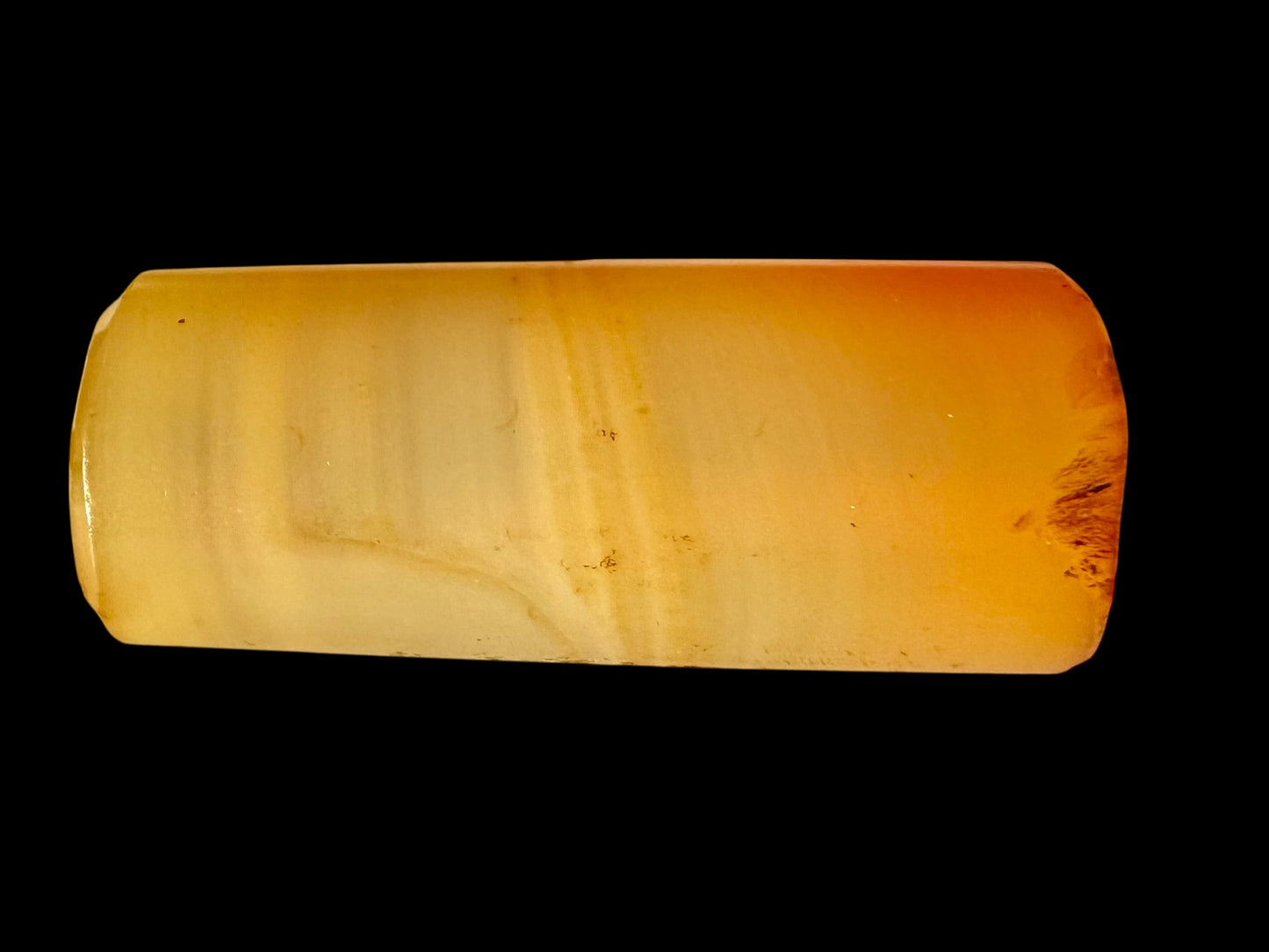 Gandhara Period Carnelian Cylinder Bead