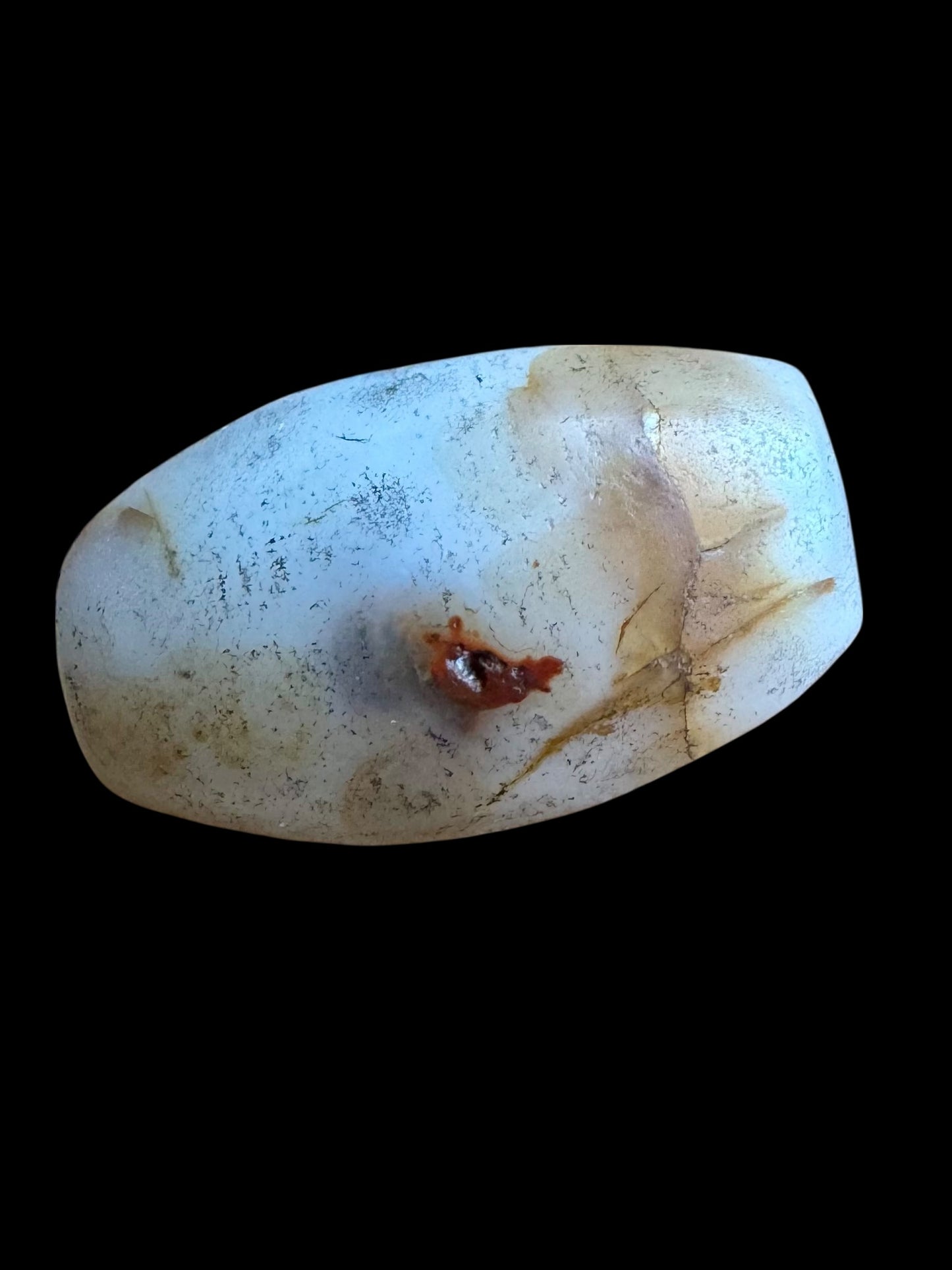 Rare Milky Agate Bead from Swat Valley