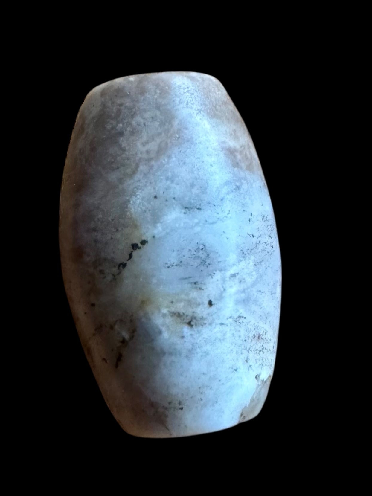 Opaque Agate Barrel Bead from Swat Valley