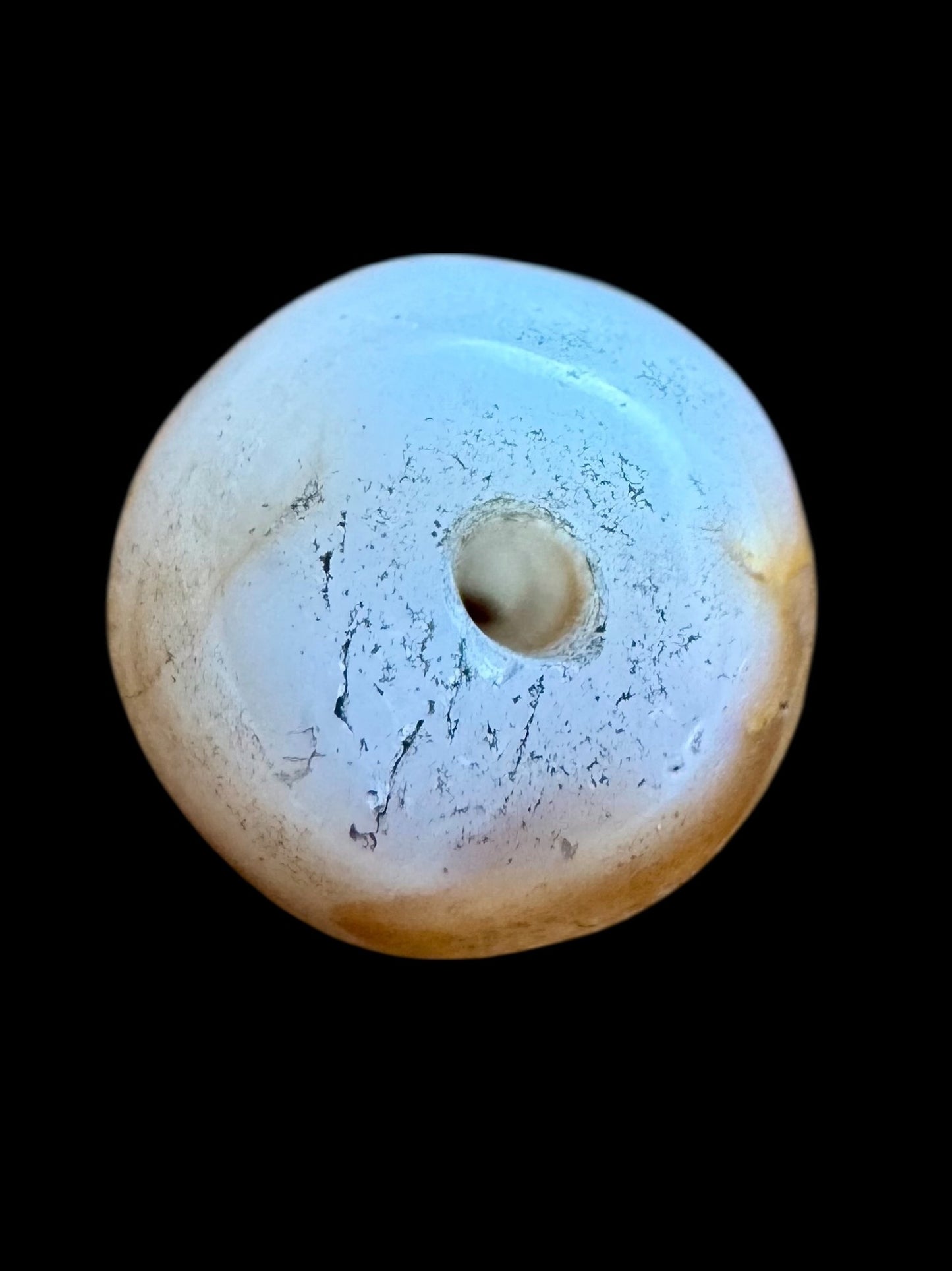 Rare Milky Agate Bead from Swat Valley
