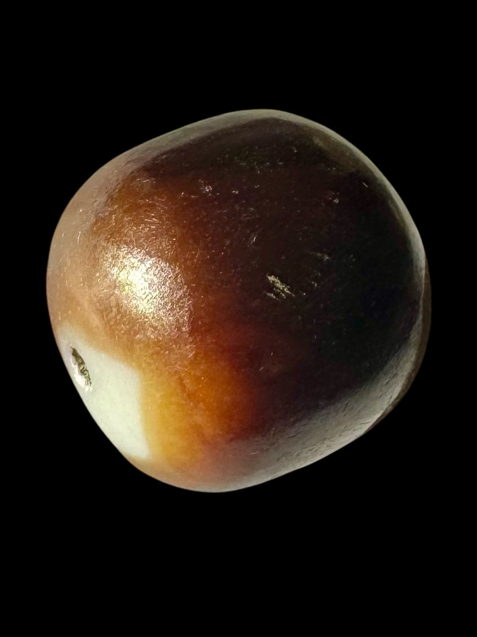 Banded Agate Eye Bead