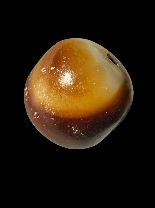 Banded Agate Eye Bead
