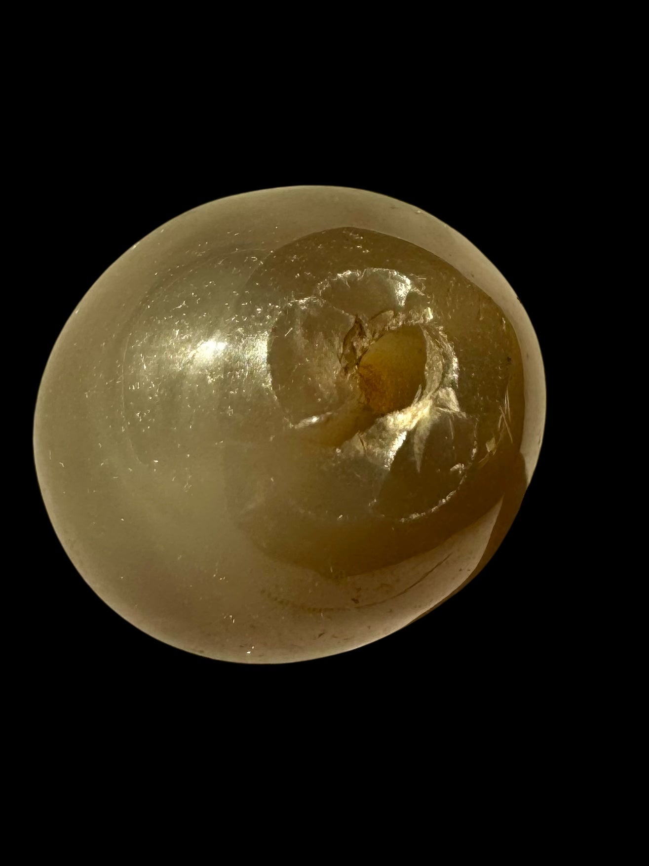 Eye-Structure Agate Bead