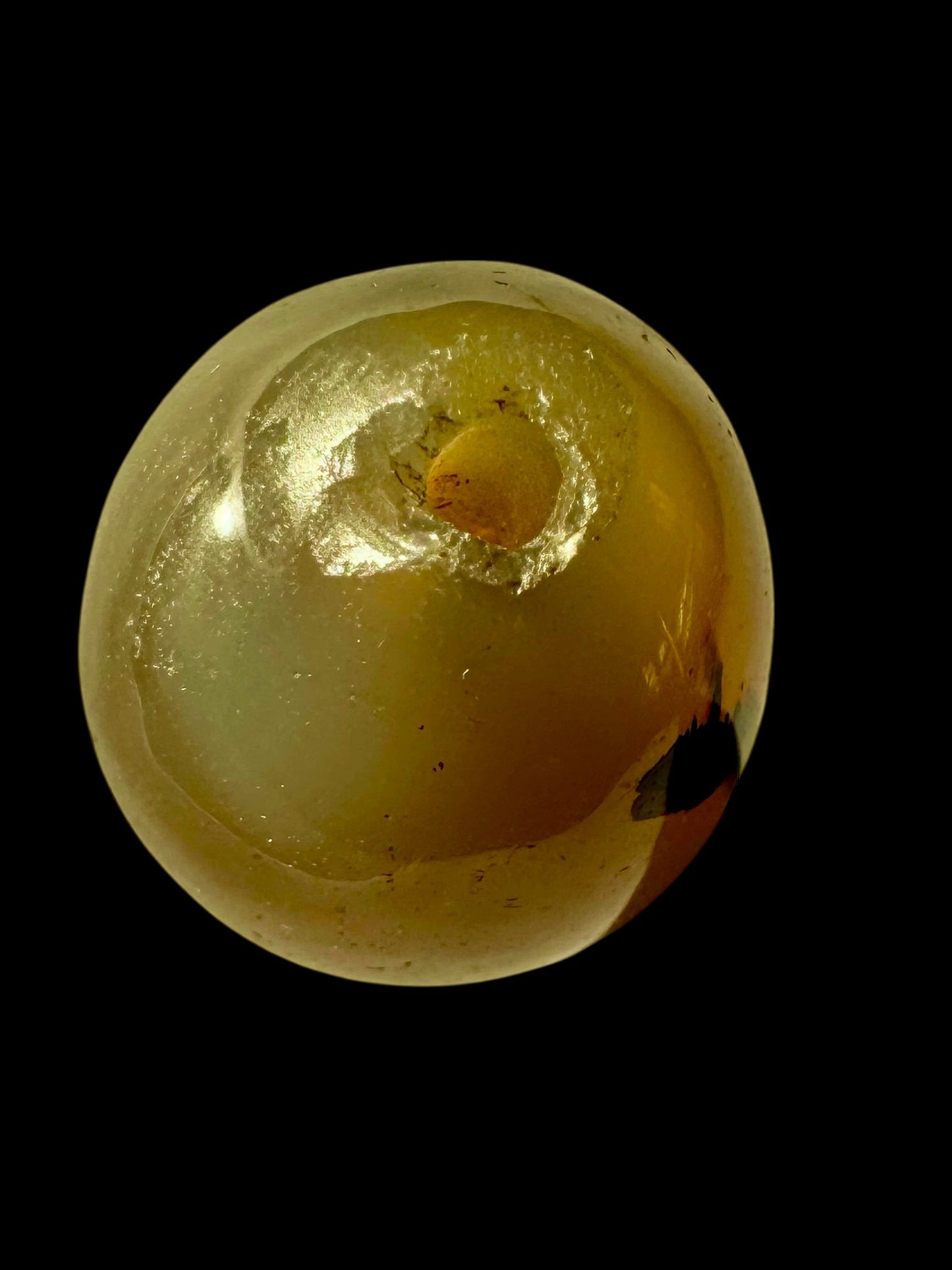 Eye-Structure Agate Bead